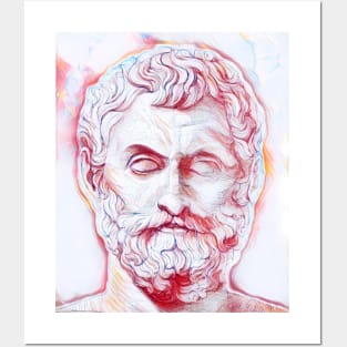 Thales of Miletus Portrait | Thales of Miletus Artwork | Line art Posters and Art